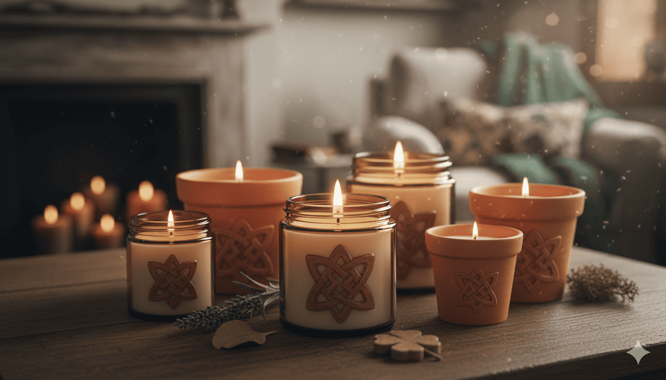 Handcrafted Celtic Candles