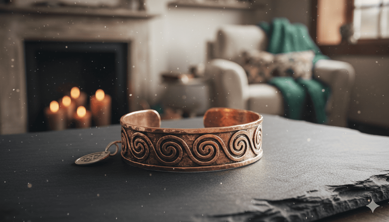 Hammered Copper Bracelet